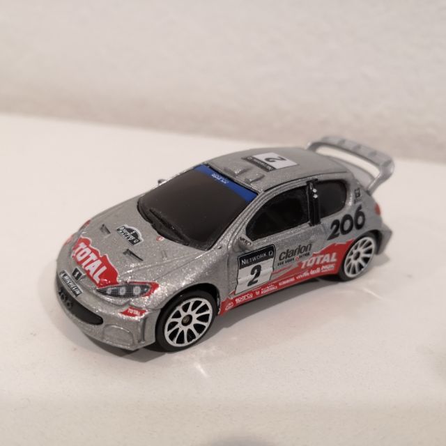 MODEL DIECAST CAR PEUGEOT 206 WRC - Majorette