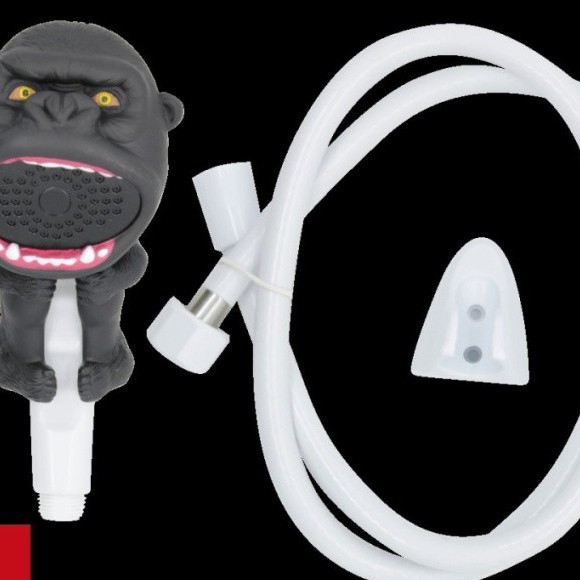 UDC ชุดฝักบัวอาบน้ำ 950 1 ระบบ ลายการ์ตูน คิงคอง - สีดำ