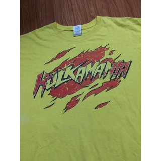 เสื้อ HULK HOGAN HULKAMANIA Size 2XL มือ2สามารถปรับแต่งได้