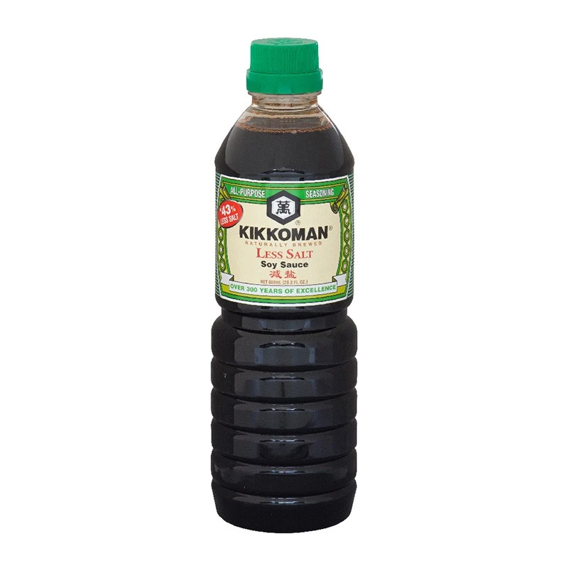 Kikkoman Less Salt Soy Sauce 600 ml คิคโคแมน ซอสถั่วเหลืองสูตรเค็มน้อย thumbnail 4