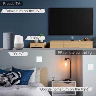 [ใหม่] MOES รีโมตคอนโทรลเครื่องใช้ไฟฟ้า WiFi RF IR Tuya Smart Life App ควบคุมด้วยเสียงผ่าน Alexa Google Home