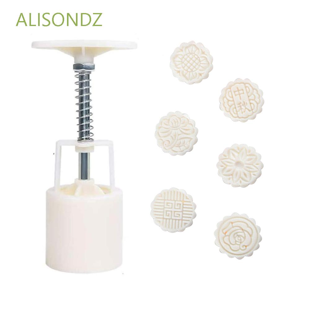 ALISONDZ For making cakes and mooncakes Mooncake Mold White Baking Tool