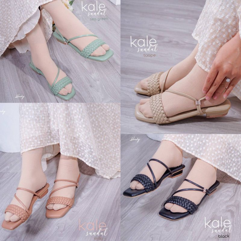 Hody - Kale Sandal by Hody Original Warranty Low Heel Sandals Hody Feet รองเท้าแตะแบบถักนุ่มล่าสุด