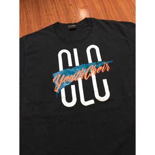 เสื้อยืดผ้าฝ้าย เสื้อวง VINTAGE 1992 CLC YOUTH CHOIR TOUR Size L มือ2