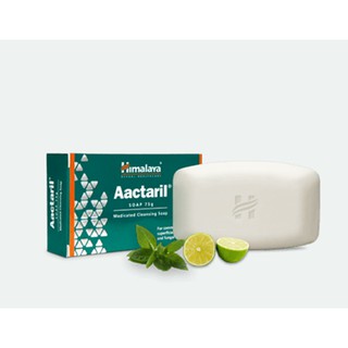 Aactaril Soap 75 g. สบู่รักษาโรคผิวหนัง เชื้อรา กลาก เกลื้อน คัน แห้ง