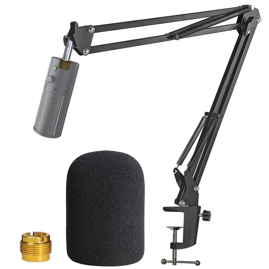 Razer Seiren X Cantilever พร้อม Pop-Up Cover-Microphone Holder พร้อมฝาครอบโฟม Razer X-Flow ไมโครโฟนข