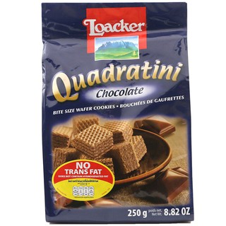 ล็อคเกอร์เวเฟอร์โกโก้ 250กรัม Loacker Wafer Cocoa 250g.