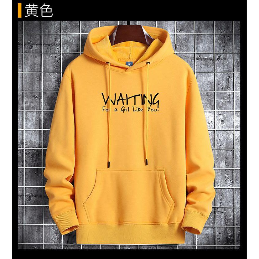 BL/ /HOODIE WAITING//JACKET SWETER UNISEX//แฟชั่นผู้ชายและผู้หญิง//GQ