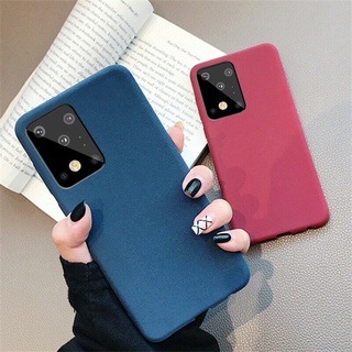 เคสโทรศัพท์ซิลิโคน แบบนิ่ม ผิวด้าน กันลื่น บางพิเศษ สําหรับ Samsung Galaxy Note 20 Ultra Note 10 Plus 9 8 S21