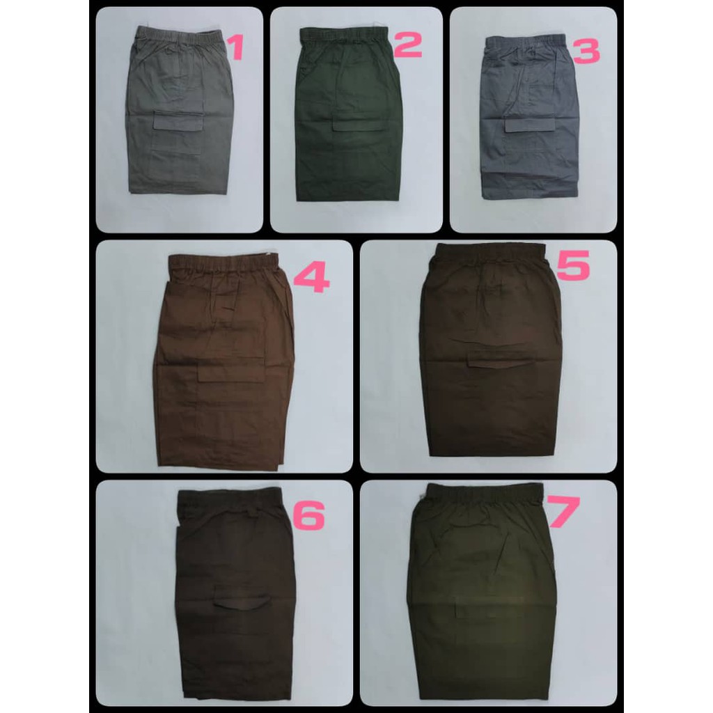 News Clothing Pants 3/4 Joggers Cotton Elastic/Seluar3/4 Joggers