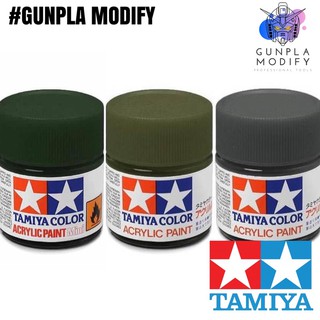 TAMIYA XF61 XF62 XF63 สีสูตรอะคริลิค ชนิดสีด้าน Acrylic 10 ml