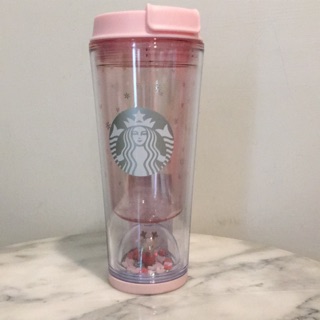 Starbucks tumbler Koreacollection pink Christmas reindeer 355ml