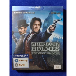 Blu-ray แท้ (BD + DVD) : Sherlock Holmes : A Game Of Shadows (2011)/เกมพญายมเงามรณะ (Combo)/มีเสียงไทย มีซับไทย