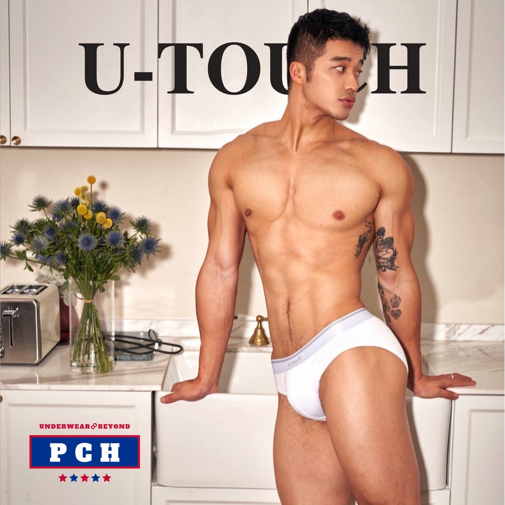 🔥ส่งฟรี 🔥 U-TOUCH | Classic Bikini Brief ชุดชั้นในชาย กางเกงในชาว ไซส์ XL XXL PLUS SIZE  บิกินีชาย  Bikini Jockstrap