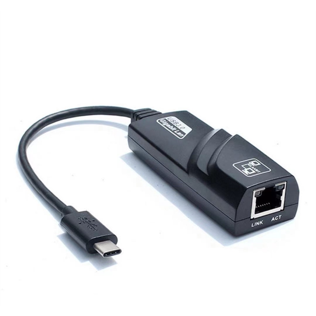 Type C USB-C 3.1 to RJ45 Gigabit Ethernet 1000Mbps LAN Network Adapter
