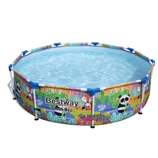 Bestway(เบสเวย์)Steel Pro ™  Above Ground Pool ลายแพนด้าToy Smart