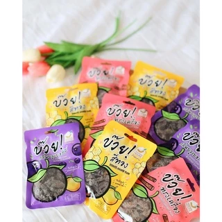 บ้านมะขาม - บ๊วยทรงเครื่อง 35 กรัม บ๊วยไร้เมล็ด