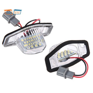 2 x ไฟ led ไฟป้ายทะเบียนสําหรับ honda crv fit jazz crosstour odys