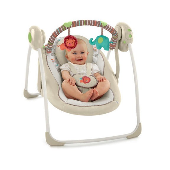 Bright Starts Comfort And Harmony Portable Swing Cozy Kingdom