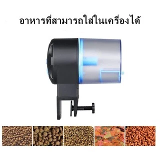 เครื่องให้อาหารปลา Auto เครื่องให้ อาหารปลา ที่ให้อาหารปลาสำหรับตู้ปลาแท็งก์ปลา ตู้ปลา ปลา A278