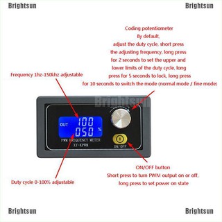 brightsun xy - kpwm เครื่องกําเนิดสัญญาณ 1 - channel 1 hz - 150 khz pwm