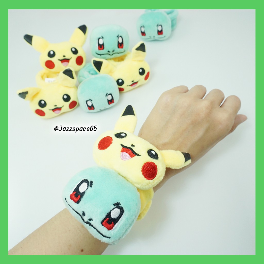 [พร้อมส่ง]สายรัดข้อมือ Pikachu ปิกาจู & Squirtle เซนิกาเมะ (Pokemon/โปเกมอน)