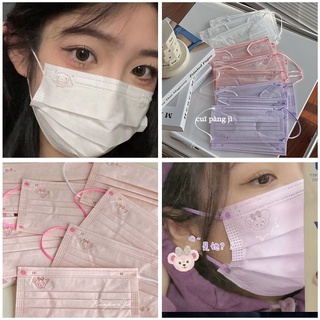 พร้อมส่ง หน้ากากผู้ใหญ่ หน้ากากปิดหู แบบแบน จัดส่ง 24 ชั่วโม…