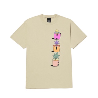 Huf เสื้อยืดคอกลม แขนสั้น พิมพ์ลาย เรียบง่าย สไตล์ญี่ปุ่น สําหรับผู้ชาย