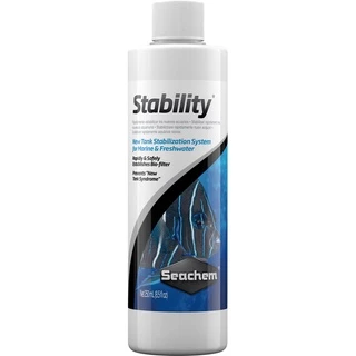 Seachem Stability แบคทีเรียชนิดน้ำ สำหรับเซ็ตระบบ ใช้ได้ทั้งตู้น้ำจืดและทะเล