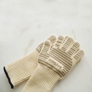 ถุงมือทนความร้อนสูง260 องศา ถุงมือกันความร้อน FORBAKE คุณภาพส่งออกยุโรป อเมริกา(2 ชิ้น)