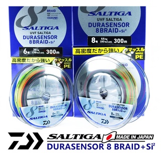 DAIWA UVF SALTIGA DURASONSOR X8 200m 300m หน้าตัดมาตรฐานญี่ปุ่น