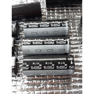 Elna RJH 8200uf 10v (ตัดขา) capacitor ตัวเก็บประจุ คาปาซิเตอร์