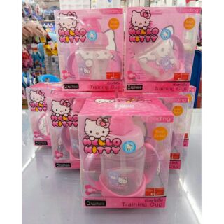 Camera ถ้วยหัดดื่ม แบบหลอดดูด ลาย Hello kitty, Daniel