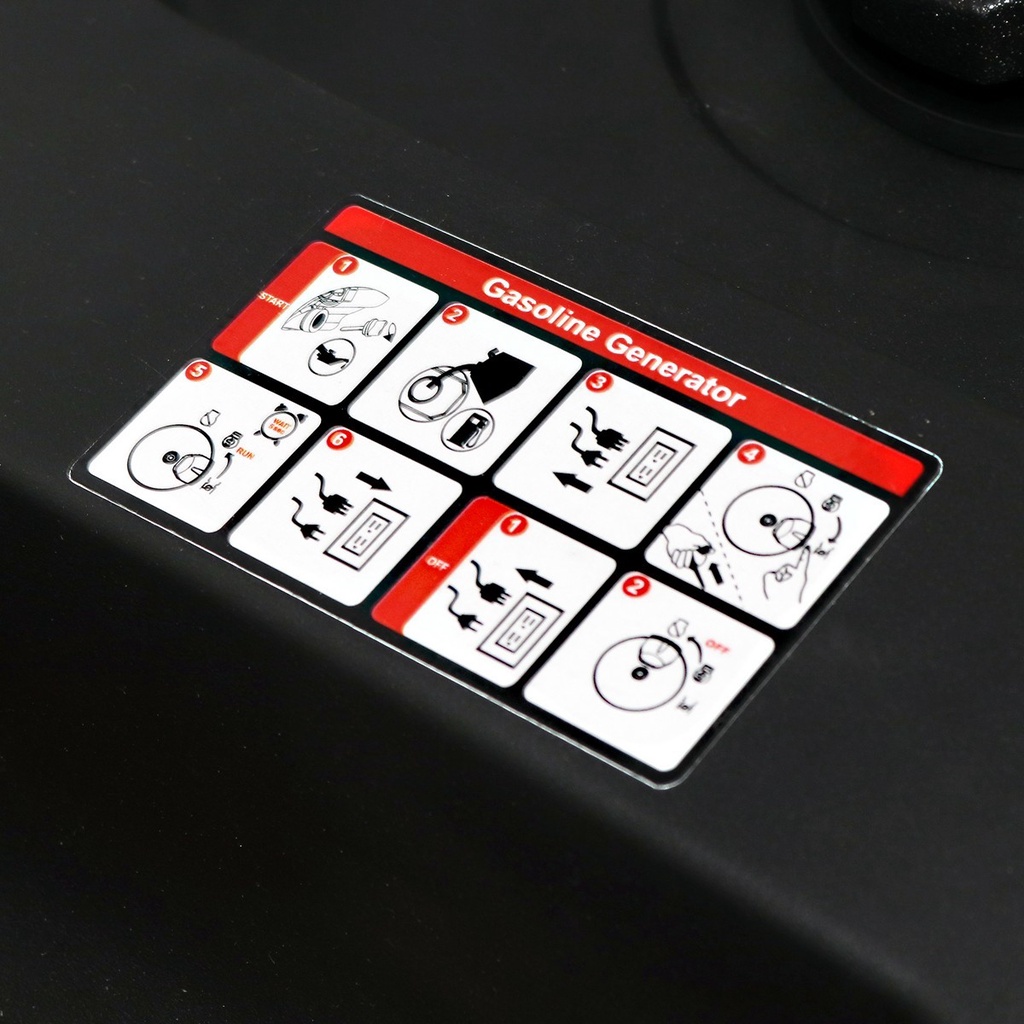 POLO เครื่องปั่นไฟ รุ่น P4500is Inverter 4 KW เครื่องปั่นไฟเบนซิน 4 จังหวะ อินเวอร์เตอร์ เสียงเงียบ ปั่นไฟ inverter