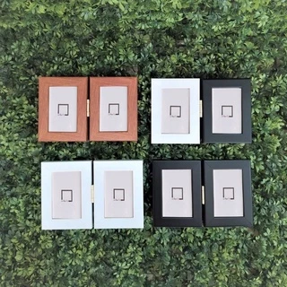 กรอบรูปโพลารอยด์ 2x3 นิ้ว แบบเดี่ยวและบานพับ