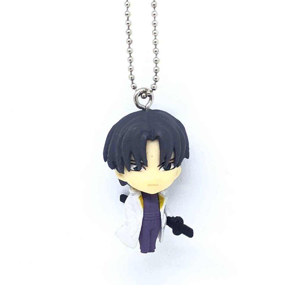 Rurouni Kenshin Shinomori Aoshi พวงกุญแจ จาก ซามูไรพเนจร Bandai แท้จากญี่ปุ่น