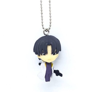 Rurouni Kenshin Shinomori Aoshi พวงกุญแจ จาก ซามูไรพเนจร Bandai แท้จากญี่ปุ่น