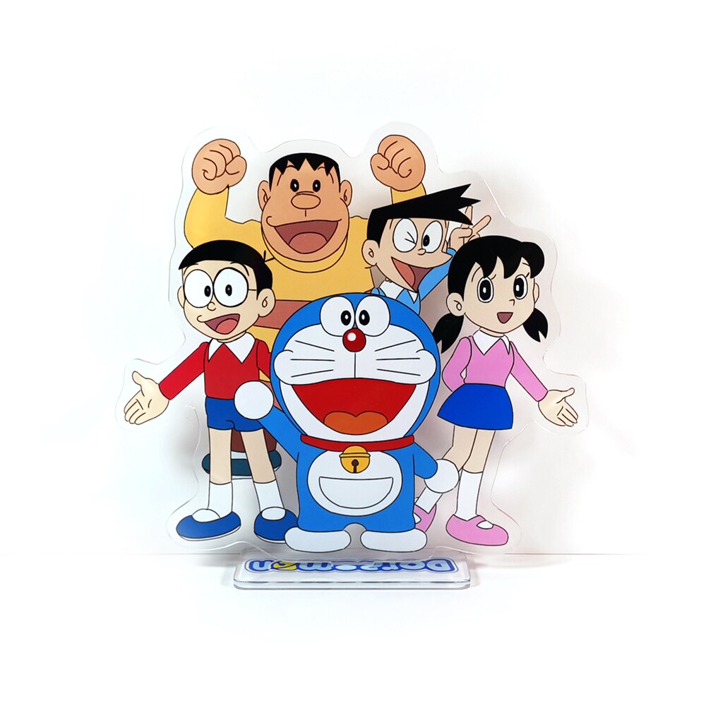โมเดลฟิกเกอร์อะคริลิค Doraemon Nobi Shizuka Takeshi Suneo ของเล่นสําหรับเด็ก