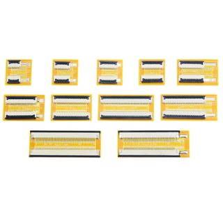 1PCS Yellow FPC FFC Flexible Flat Cable Extension Board 1.0mm Pitch 4P 6P 8P 10P 12P 16P 20P 24P 30P 34P 40PIN Connector