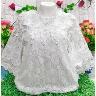 เสื้อลูกไม้ สีพื้น รอบอก40_42/46_48