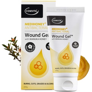 Comvita Medihoney Antibacterial Wound Gel 50 กรัม เจลทาแผล