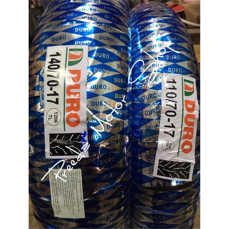 ยางนอก DURO 110/70-17 , 140/70-17 ยางTL