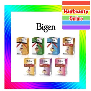 ราคา#Bigen #Hair #coloring #บีเง็น ผงย้อมผม 7 สี ขนาด 6 กรัม