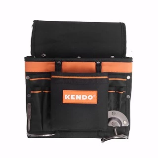 KENDO 90126 กระเป๋าเครื่องมือไร้สาย 8 ช่อง ขนาด 29x27 cm. | SKI OFFICIAL