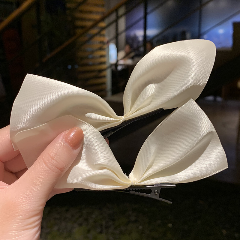 กิ๊บติดผมแบบปากเป็ด ประดับโบ สไตล์เกาหลี สำหรับผู้หญิง - รูปที่ 5