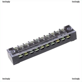 Tb - 1510 10 ตําแหน่ง dual rows ฝาครอบสกรูเชื่อมต่อ 600 v 15a