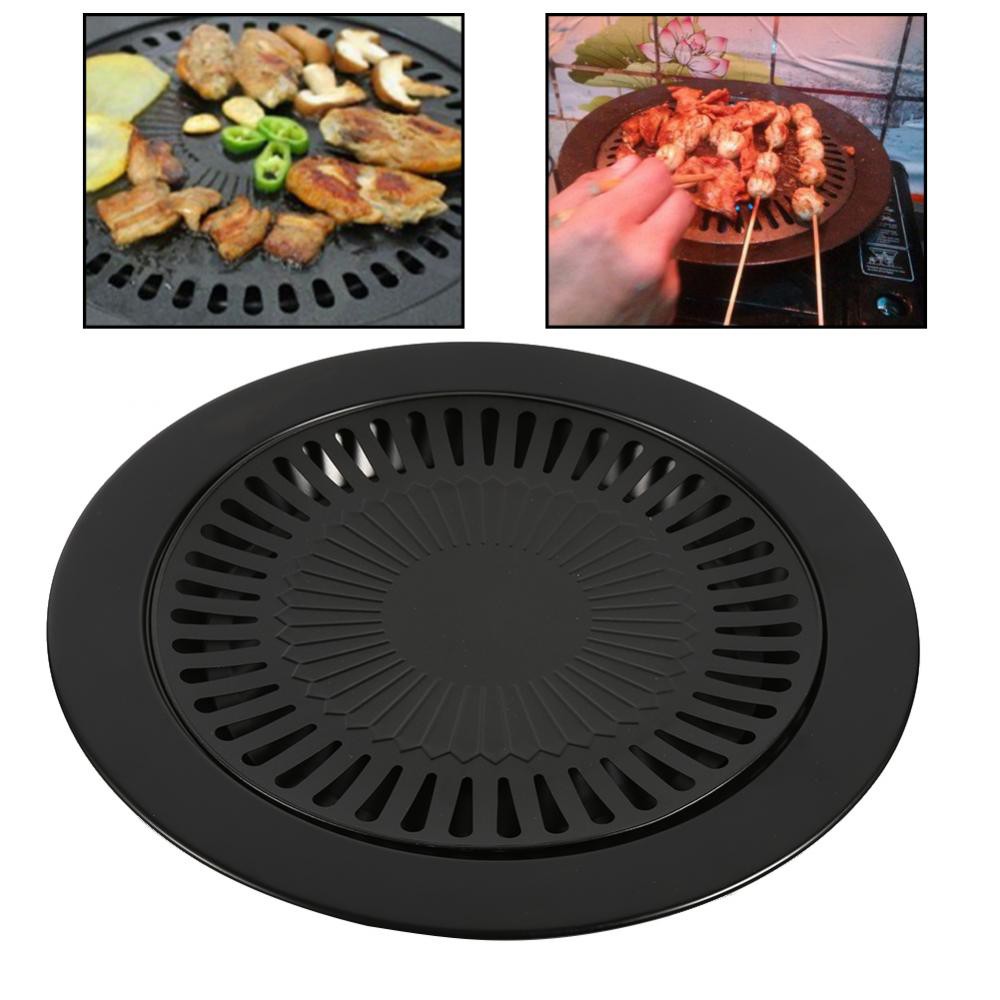 Smokeless Indoor STOVETOP BBQ GRILL Barbeque Kitchen Barbecue Pan Griddle Oyzc ief937ui4a