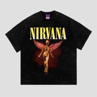 เสื้อทัวร์ Nirvana ขนาดใหญ่ คุณภาพสูงS-5XL