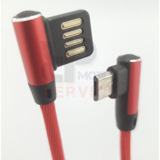 สายชาร์จเร็ว คอ Gamer หัว MicroUSB