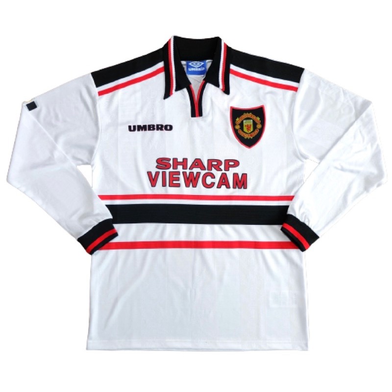 เสื้อแมนยูย้อนยุคแขนยาว Manchester United Away 1998/1999